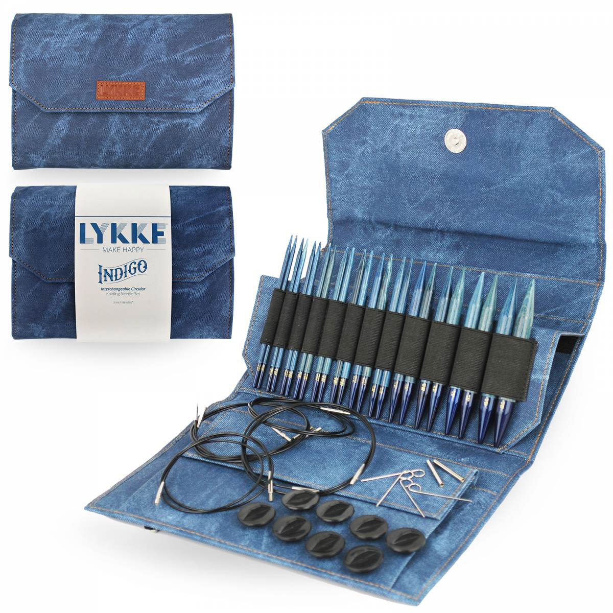 Lykke Nadelspitzen-Set Indigo