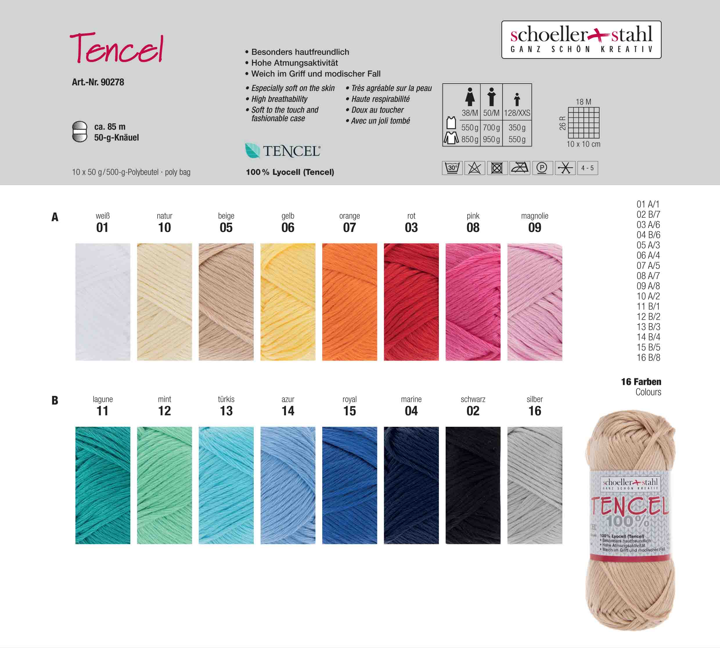 Schoeller + Stahl Tencel 50g