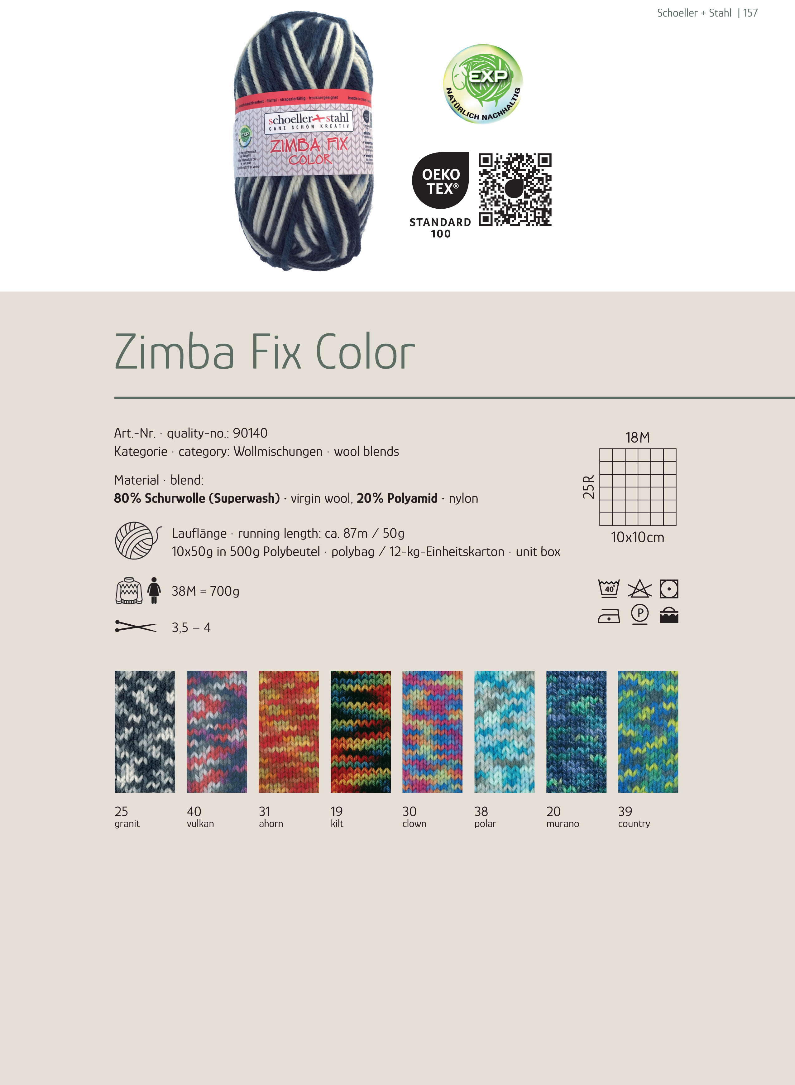 Schoeller + Stahl Zimba Fix Colori EXP 50g