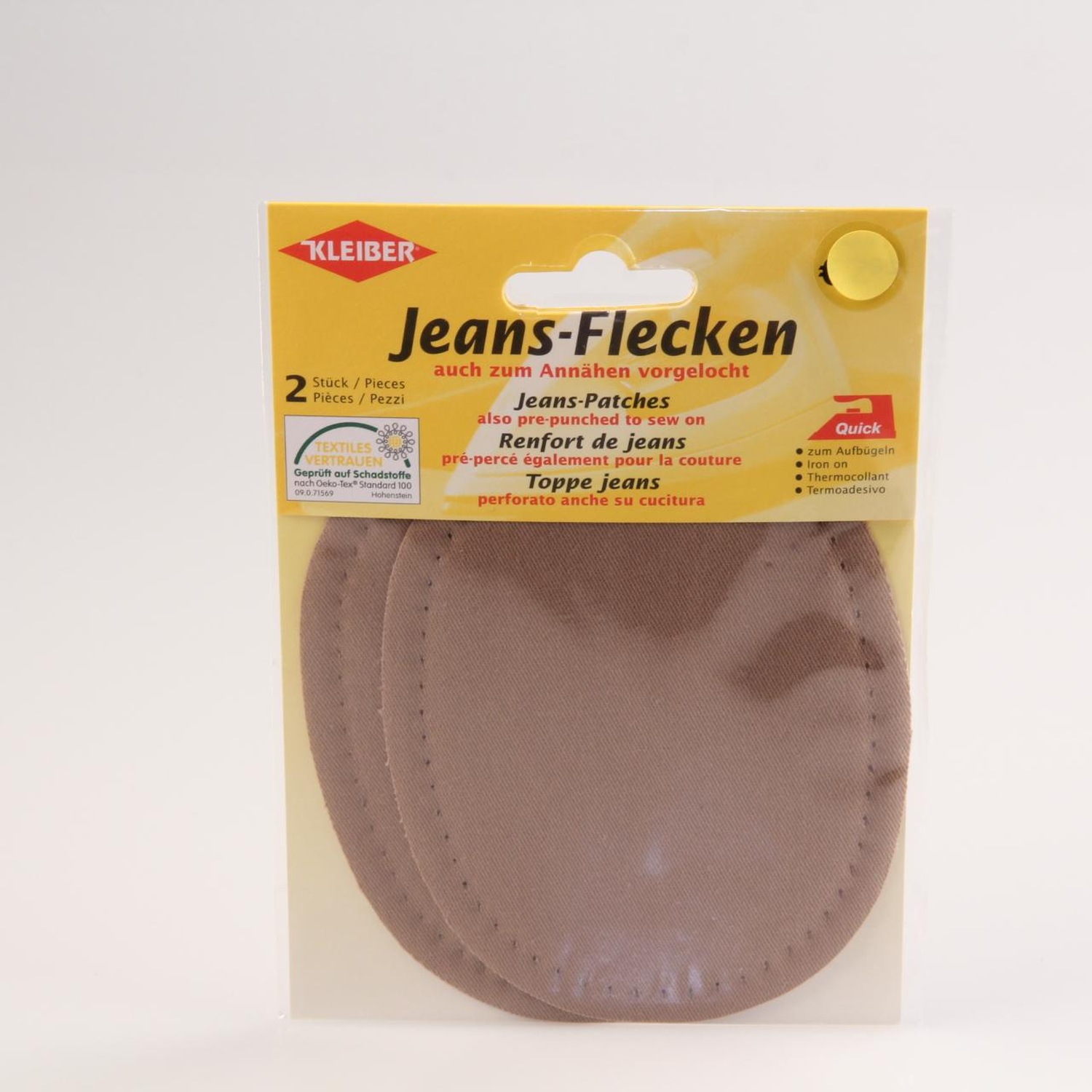 KLEIBER 2 Jeans-Flecken Ovalform