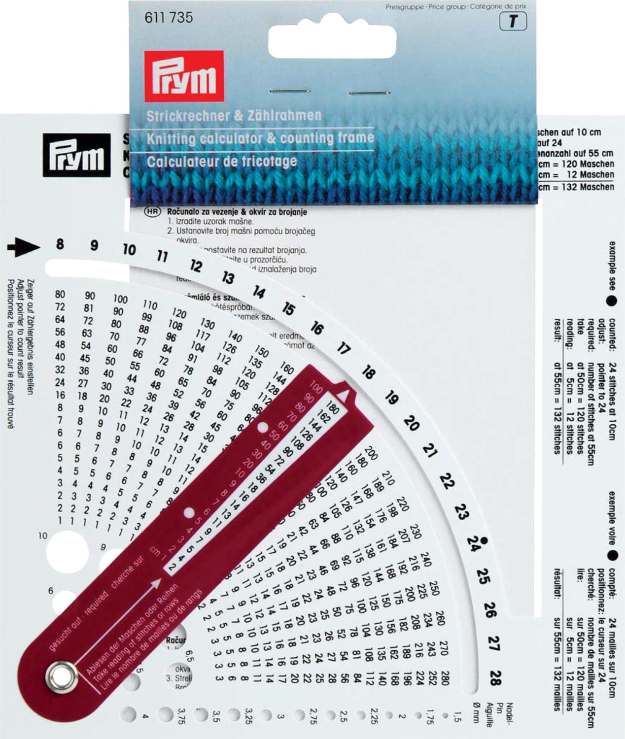 Strickrechner mit Zählrahmen KST