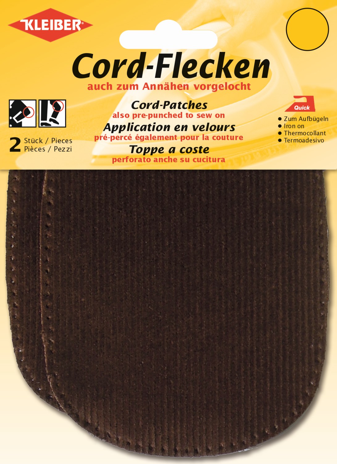 KLEIBER Cord-Flecken