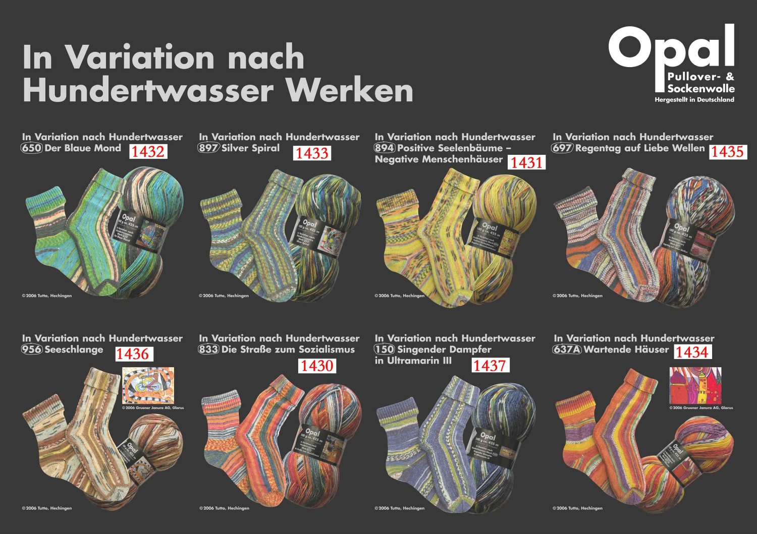 Opal Hundertwasser I 4-fach 100g