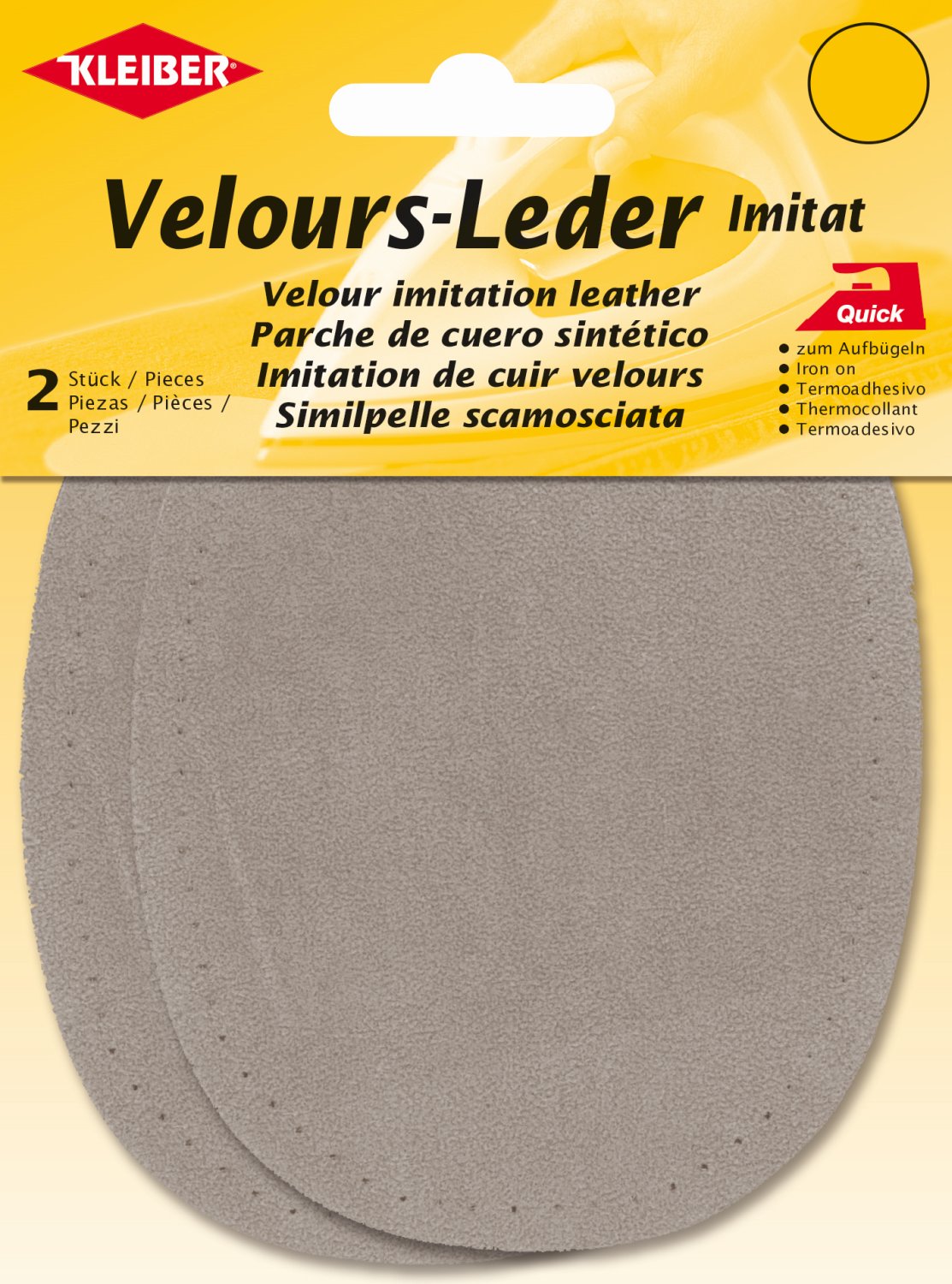 KLEIBER Velour-Leder-Imitat