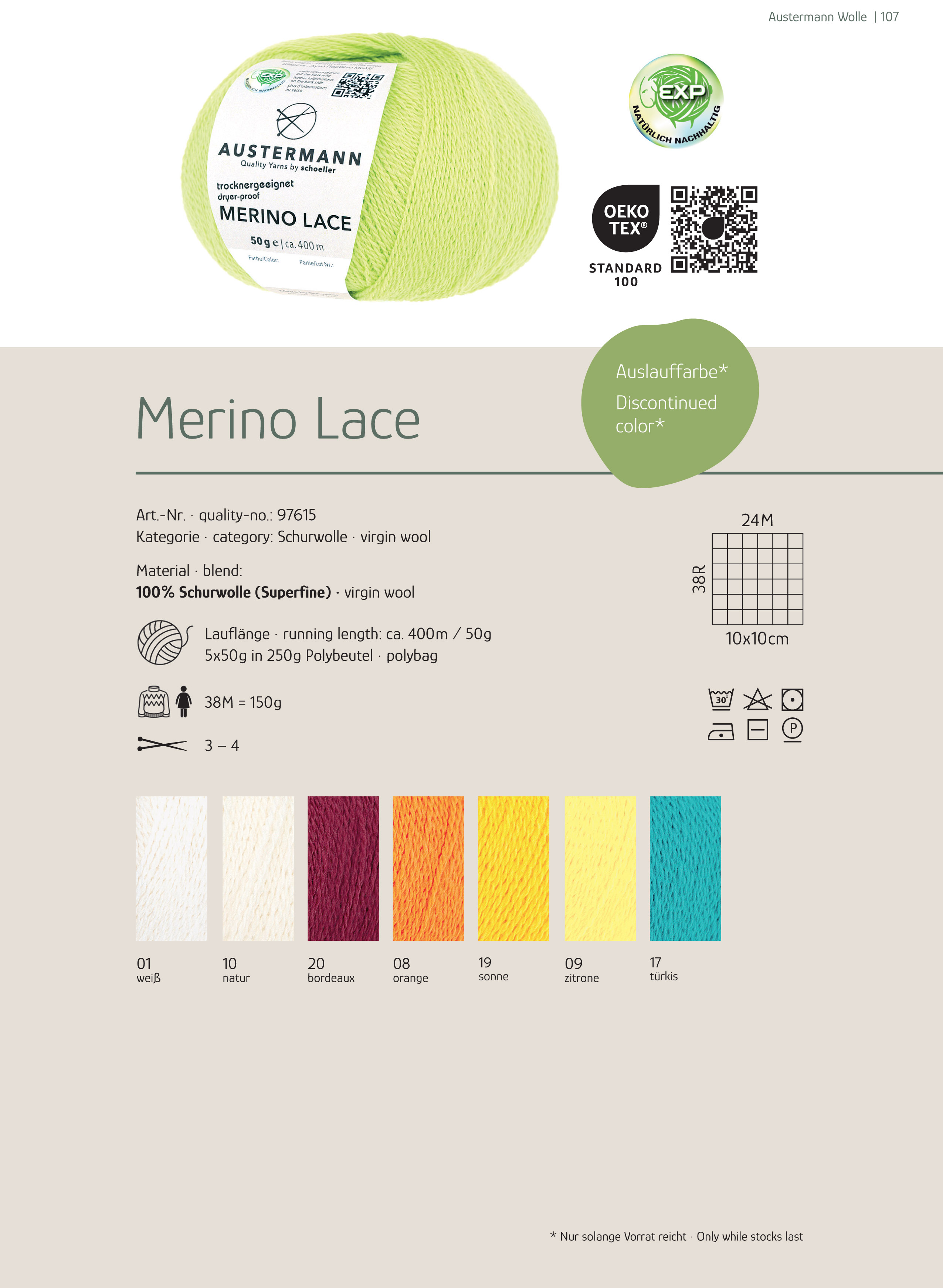 Austermann Merino Lace EXP 50g