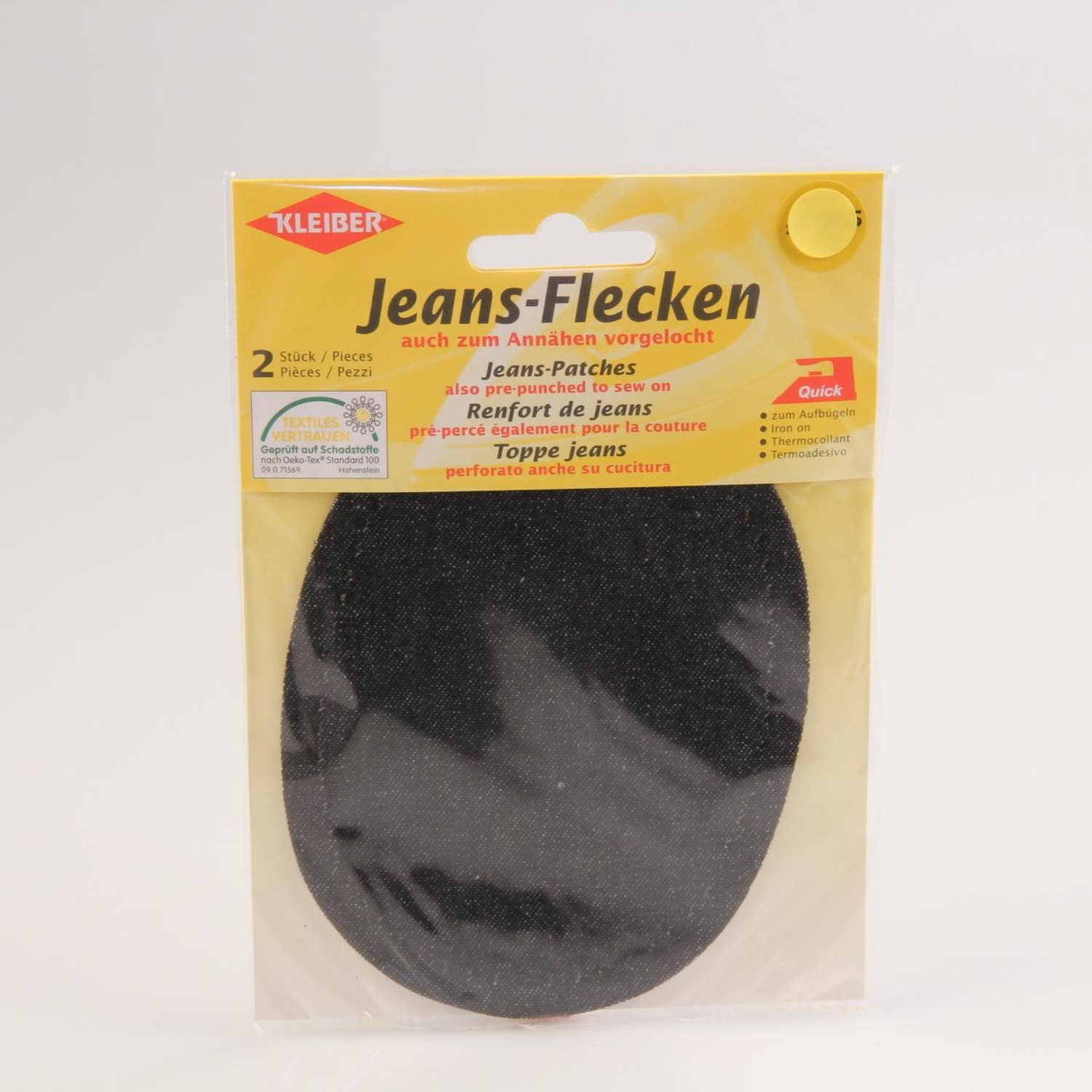 KLEIBER 2 Jeans-Flecken Ovalform